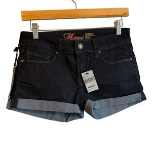 Women’s Mavi Dark Wash Jean Shorts Size 27 NWT